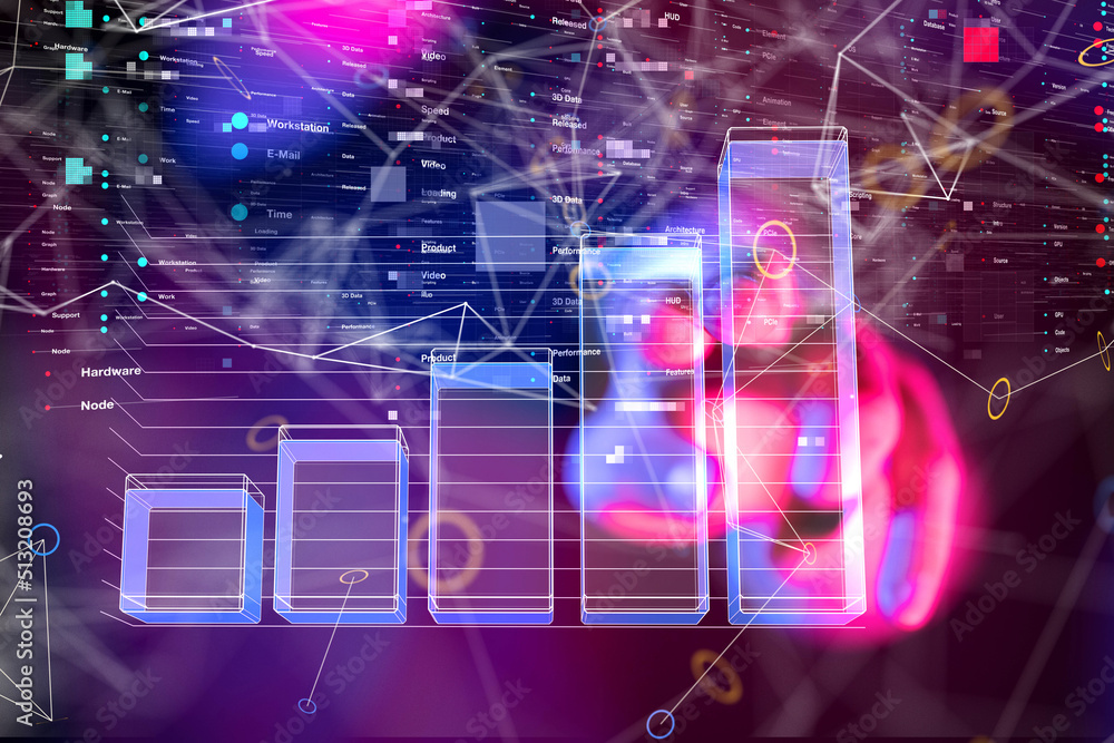 diagram Futuristic wave, Futuristic data stream diagram Futuristic wave, Futuristic data stream