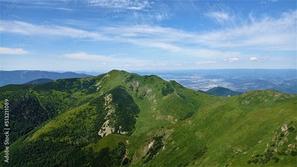 mountains in Slovakia on a sunny day mountains in Slovakia on a sunny day