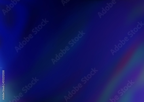 Dark BLUE vector blurred shine abstract template.