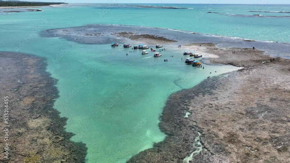 Sand Maragogi At Sao Miguel Dos Milagres Alagoas Brazil. Seaport City Summer Travel. Beach Background Seaport. Paradise Aerial Landscape Touristic. Sand Maragogi At Sao Miguel Dos Milagres Alagoas Brazil. Seaport City Summer Travel. Beach Background Seaport. Paradise Aerial Landscape Touristic.