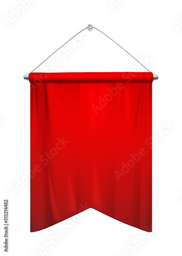 Hanging Red Pennant Composition