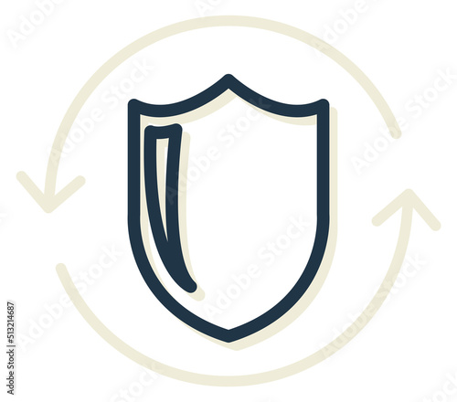 Icon - Focus on Security - Illustration