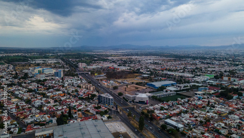 Long view from dron in queretaro