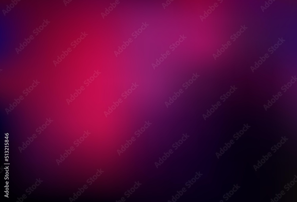 Fototapeta premium Dark Pink vector blurred bright pattern.