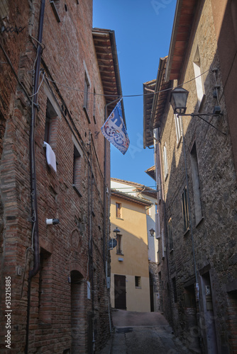 Street of Deruta, Italy
