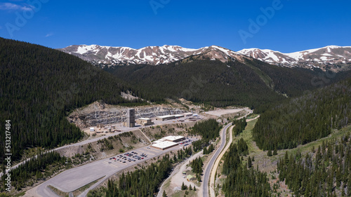 Underground mine surface works, Colorado