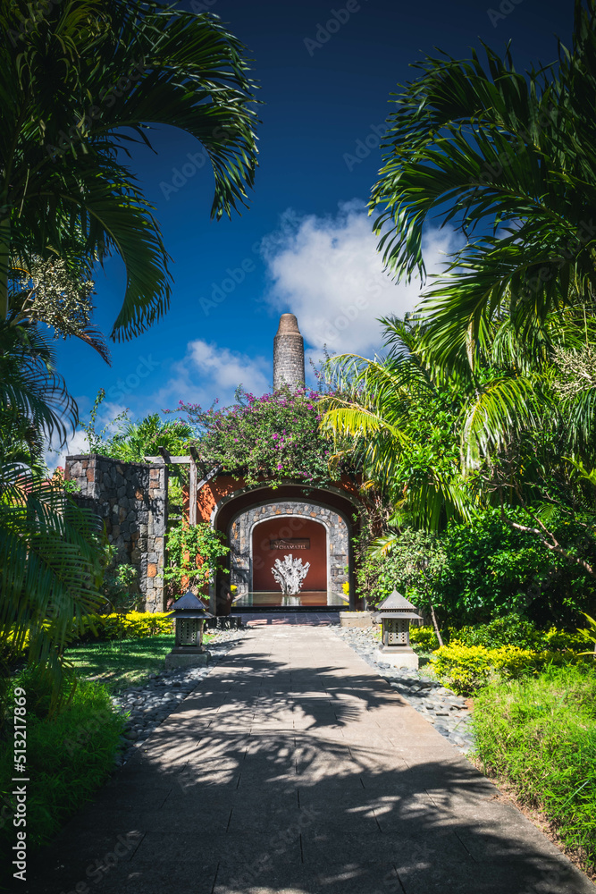 The Rhumerie de Chamarel main entry, Mauritius