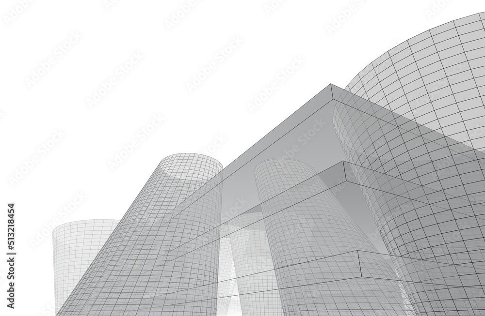 Fototapeta premium modern architecture background