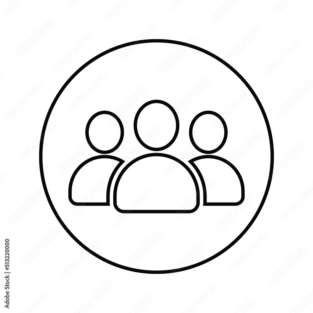 Account, profile, user icon. Outline vector design. Account, profile, user icon. Outline vector design.
