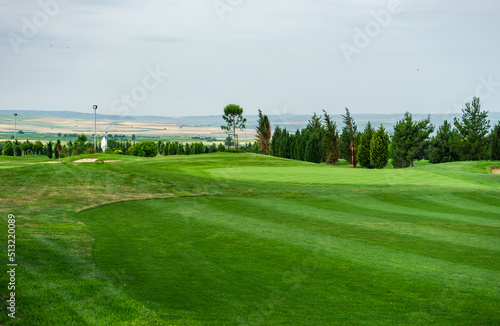 Golf grassland in kakheti, Georgia