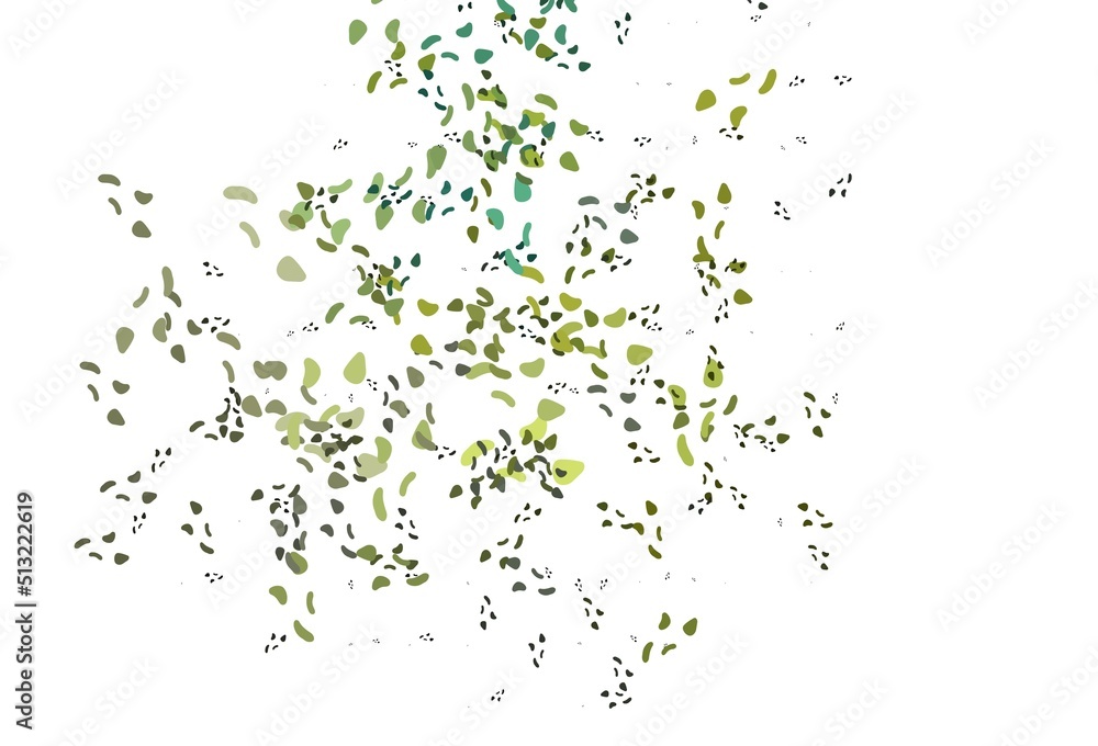Light Blue, Yellow vector template with memphis shapes. Light Blue, Yellow vector template with memphis shapes.