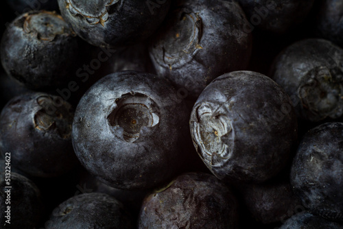 blueberries macro, berry season, summer berry season