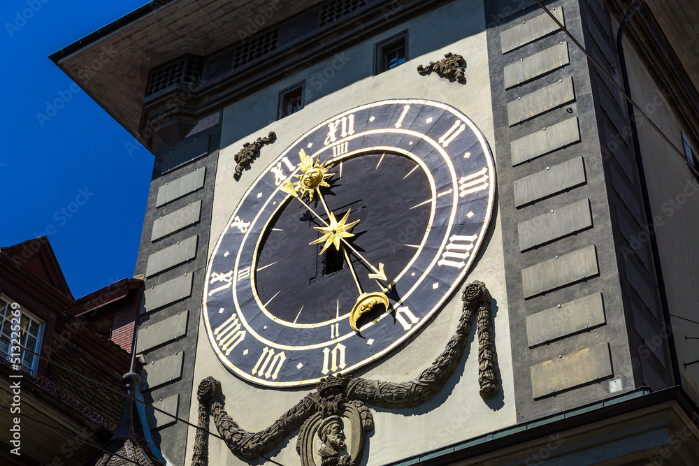 Clock tower in Bern Clock tower in Bern