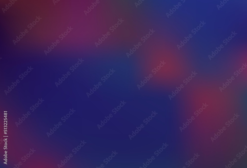 Fototapeta premium Dark Purple vector blurred bright pattern.