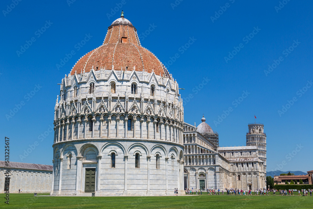 Pisa Baptistery in Pisa