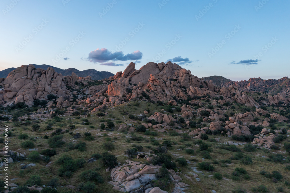 Large boulders at Texas Canyon, Arizona,
