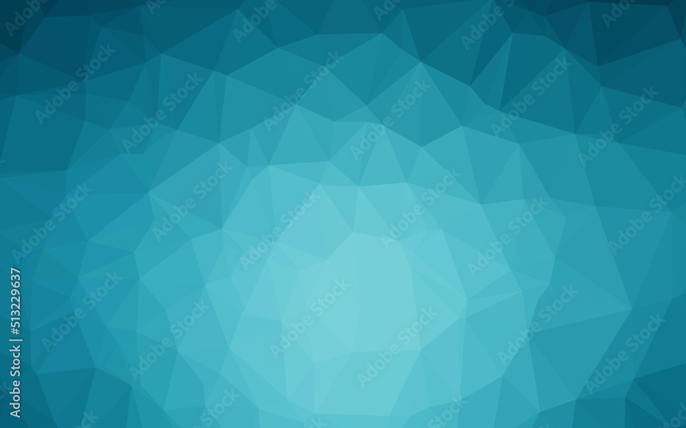 Fototapeta premium Dark BLUE vector triangle mosaic texture.