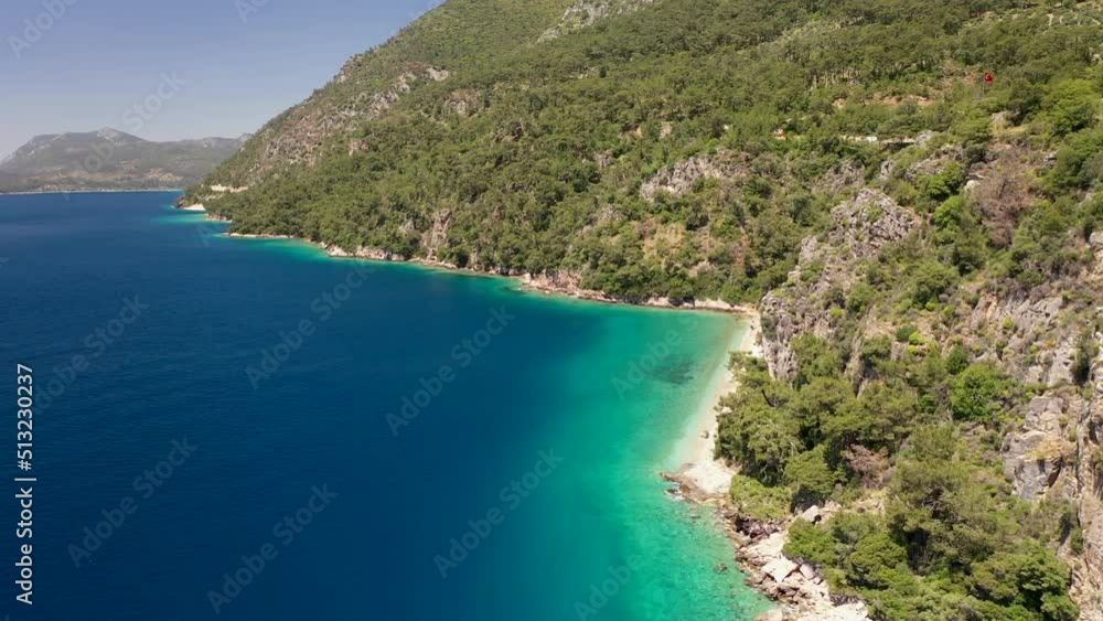 Aerial view of mediterranean sea in Turkey. Aerial view of mediterranean sea in Turkey.