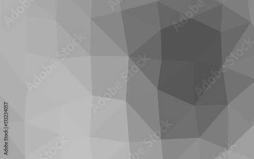 Fototapeta Naklejka Na Ścianę i Meble -  Light Silver, Gray vector polygonal template.