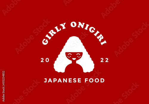 onigiri logo, suitable for cafes, restaurants, and more.