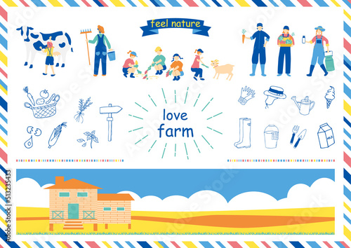 ファーマー体験を楽しむ人達