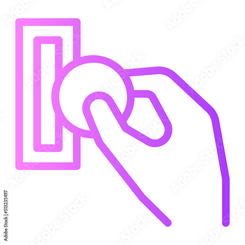 laundromat gradient icon