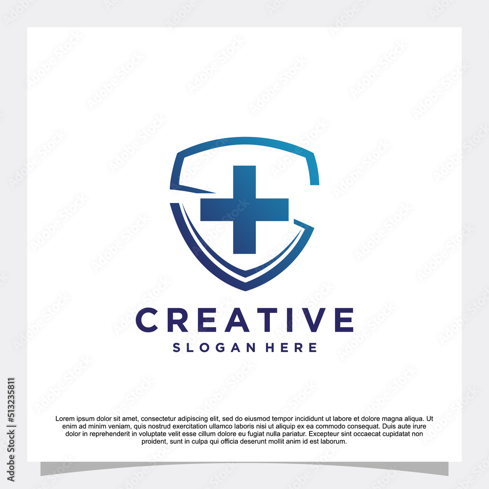 Shield icon logo design premium vector Shield icon logo design premium vector