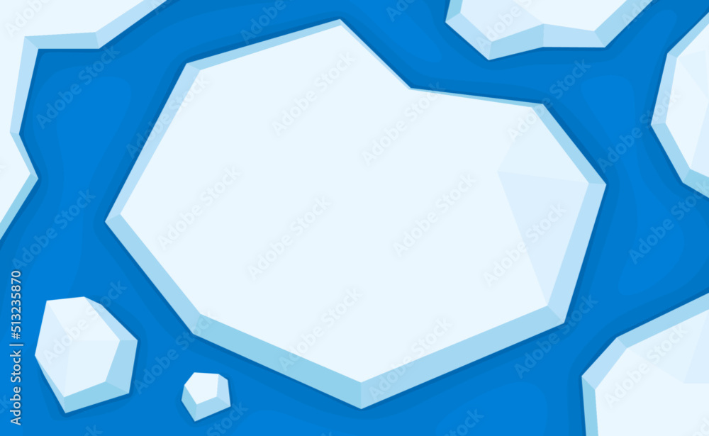 ice ground blank center for insert text on the ocean wallpaper background ice ground blank center for insert text on the ocean wallpaper background
