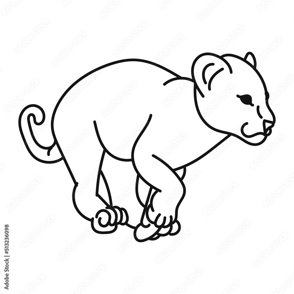 illustration of a cute lion cub illustration of a cute lion cub