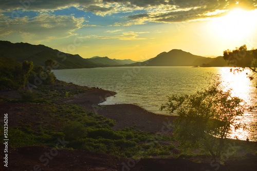 Asia Tanda Dam Lake Kohat pass, sunrise, sunset, Pakistan photo