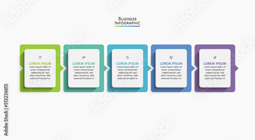 Business data visualization. timeline infographic icons designed for abstract background template milestone element modern diagram process technology digital marketing data presentation chart Vector