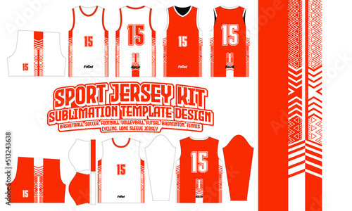 Tribal Jersey Apparel Sport Wear Sublimation pattern Design 62 for Soccer Football E-sport Basketball volleyball Badminton Futsal t-shirt