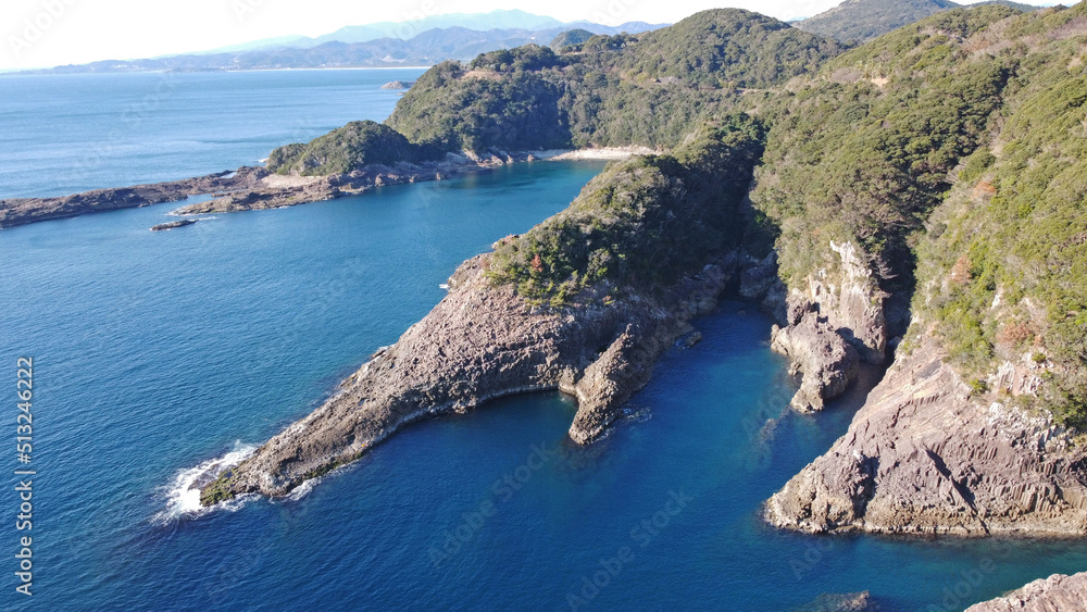 Fototapeta premium 日向岬のドローン撮影