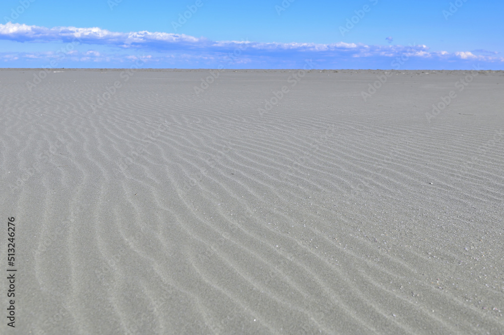 Obraz premium お倉ヶ浜の砂浜