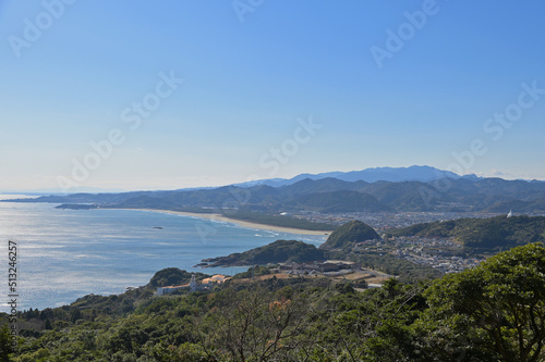 日向市・米ノ山展望台からの眺め