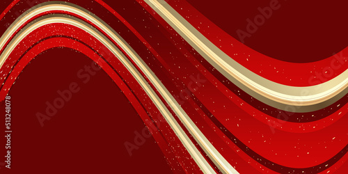 Luxury red and gold background