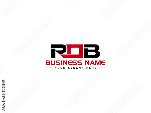 Modern ROB Logo Icon Vector, Colorful RO r o b Logo Letter Vector Art Image Design For Your Simple Brand