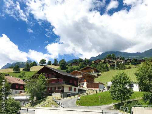 Wallpaper Mural mountain village in the mountains Torontodigital.ca