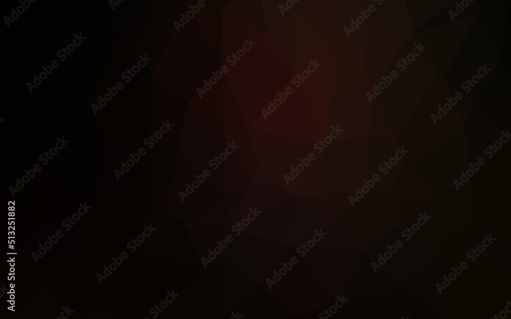 Dark Red vector polygonal background. Dark Red vector polygonal background.