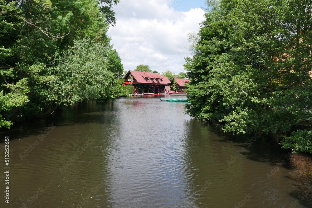 Obraz premium Natur und Wasser im Spreewald