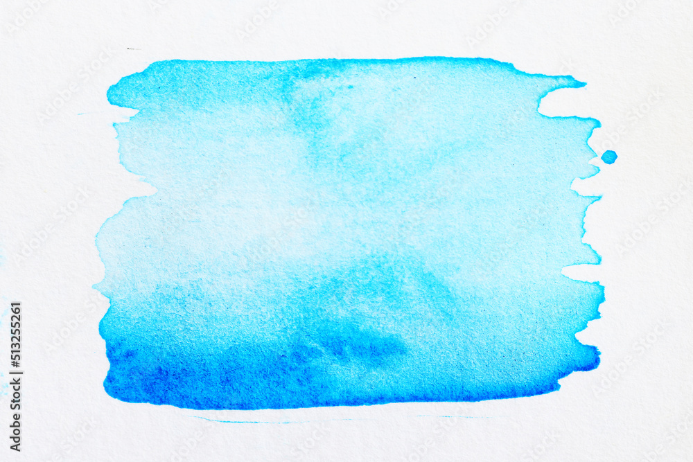 blue brush strokes watercolor abstract background