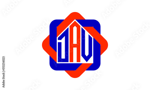 DAV three letter real estate logo with home icon logo design vector template | construction logo | housing logo | engineering logo | initial letter logo | minimalist logo | property logo |