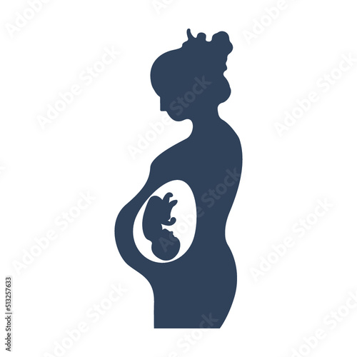 Embryo, fetus, pregnancy, pregnant icon
