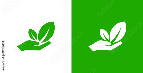 reducing CO2 emissions to stop climate change. green energy background	