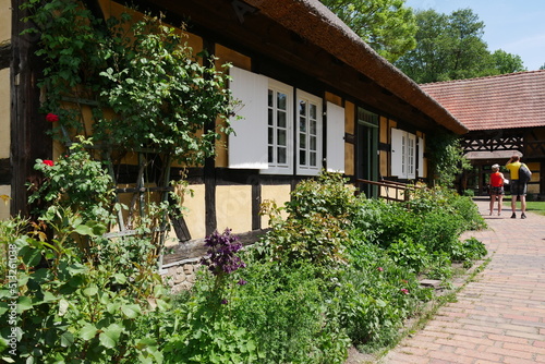 Fototapeta Naklejka Na Ścianę i Meble -  Dorf Freilandmuseum Lehde im Spreewald