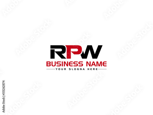 Creative RPW Logo Letter Vector art, Letter RP r p w Logo Icon Vector Symbol For Your photo