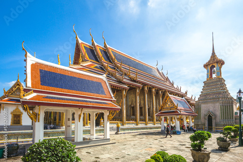 Wat Phra Kaew at grand palace, bangkok, thailand