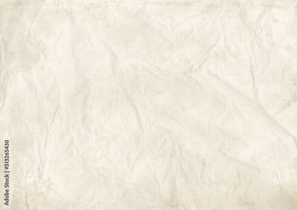 Fototapeta premium Old crumpled paper texture background