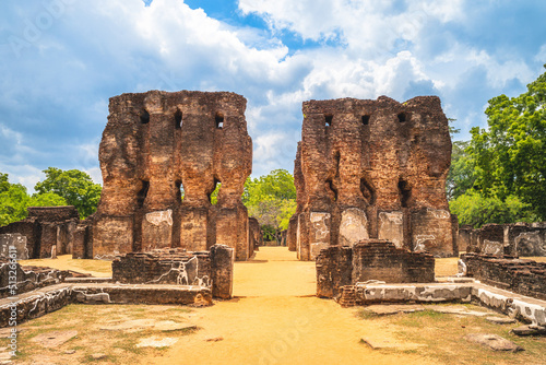 Royal Palace at Polonnaruwa Ancient city, Sri Lanka