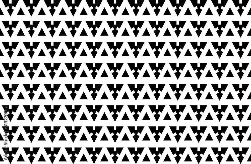 Abstract black and white pattern. Monochrome seamless geometric pattern. Repeating shapes, geometric elements. Abstract black and white pattern. Monochrome seamless geometric pattern. Repeating shapes, geometric elements.